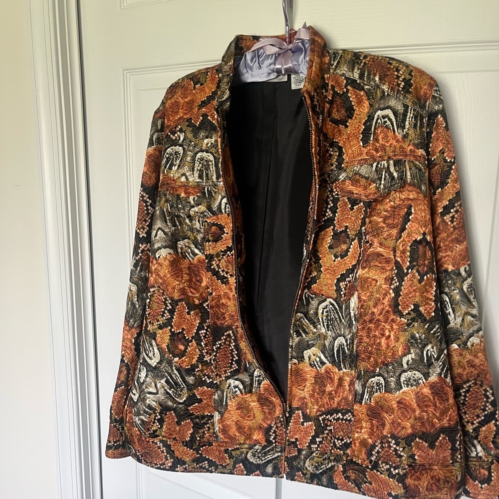 Chico's Artistic Patterned Blazer - image 3